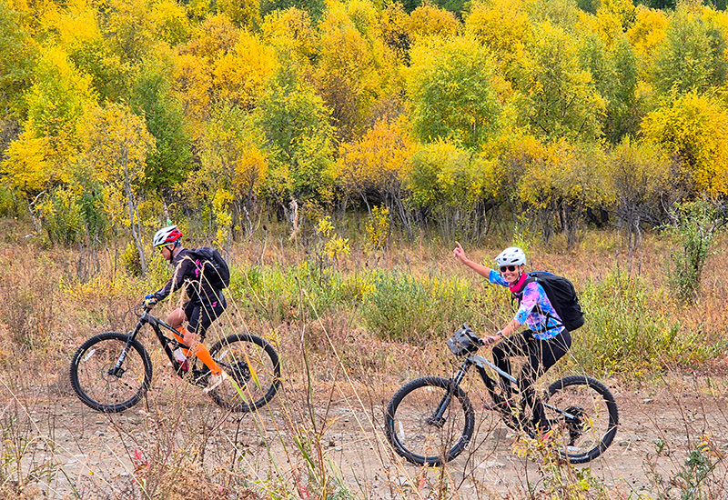Mountain biking in Mongolia